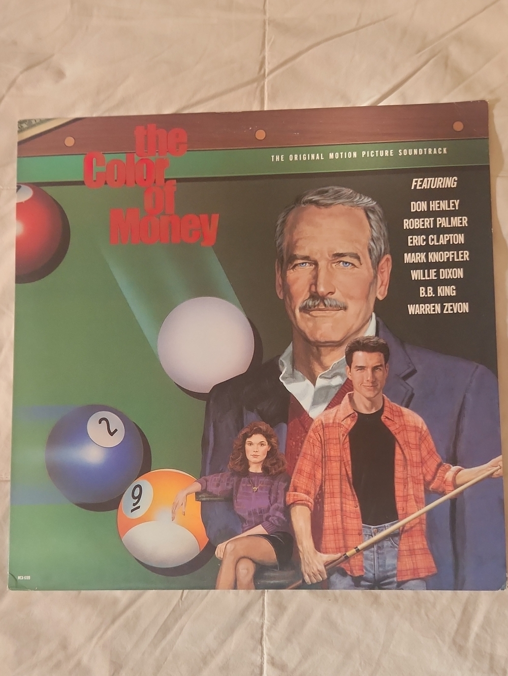 The Color of Money Pool Soundtrack Vintage Vinyl DJ COPY NEVER PLAYED SECRET NM